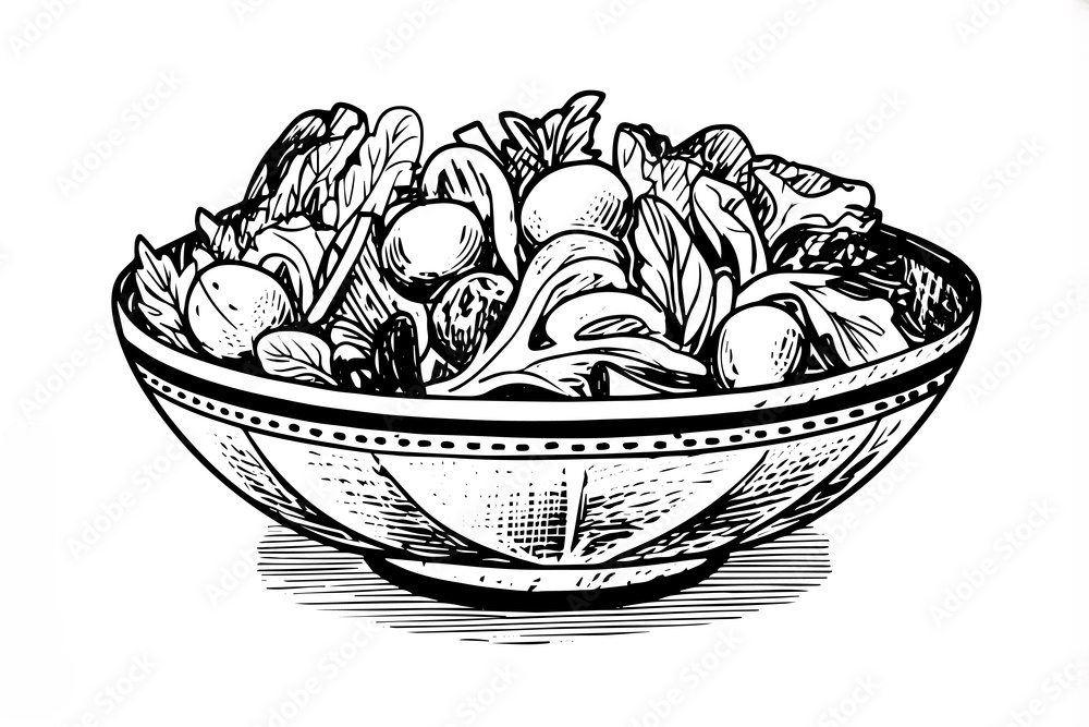 Baobab powder in salad