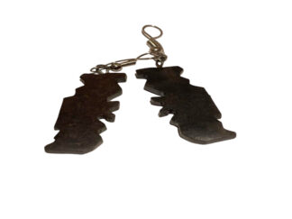 Earrings Togo map