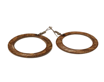 Earrings cow horn hoop