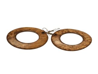 Earrings cow horn hoop
