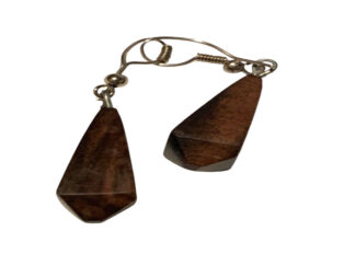 Earrings stylized pyramid