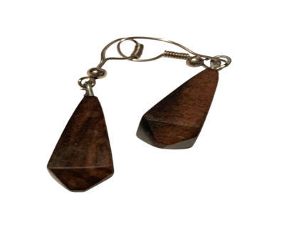 Earrings stylized pyramid