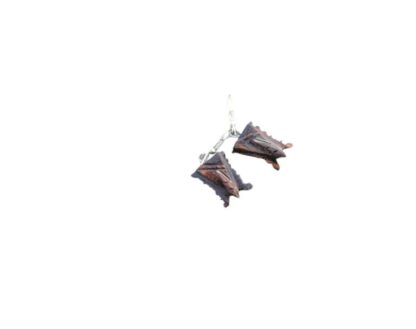 Earrings tribal mask