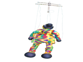 Marionette calabash doll