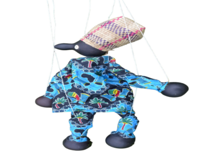 Marionette calabash doll