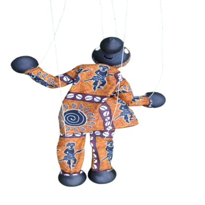 Marionette calabash doll