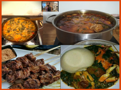 Online African foods cookery learning
