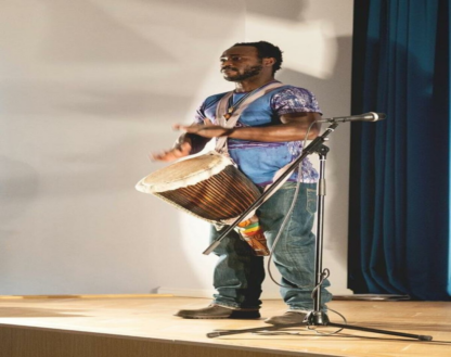 Percussion traditional rhythms & songs in event-awards opening.