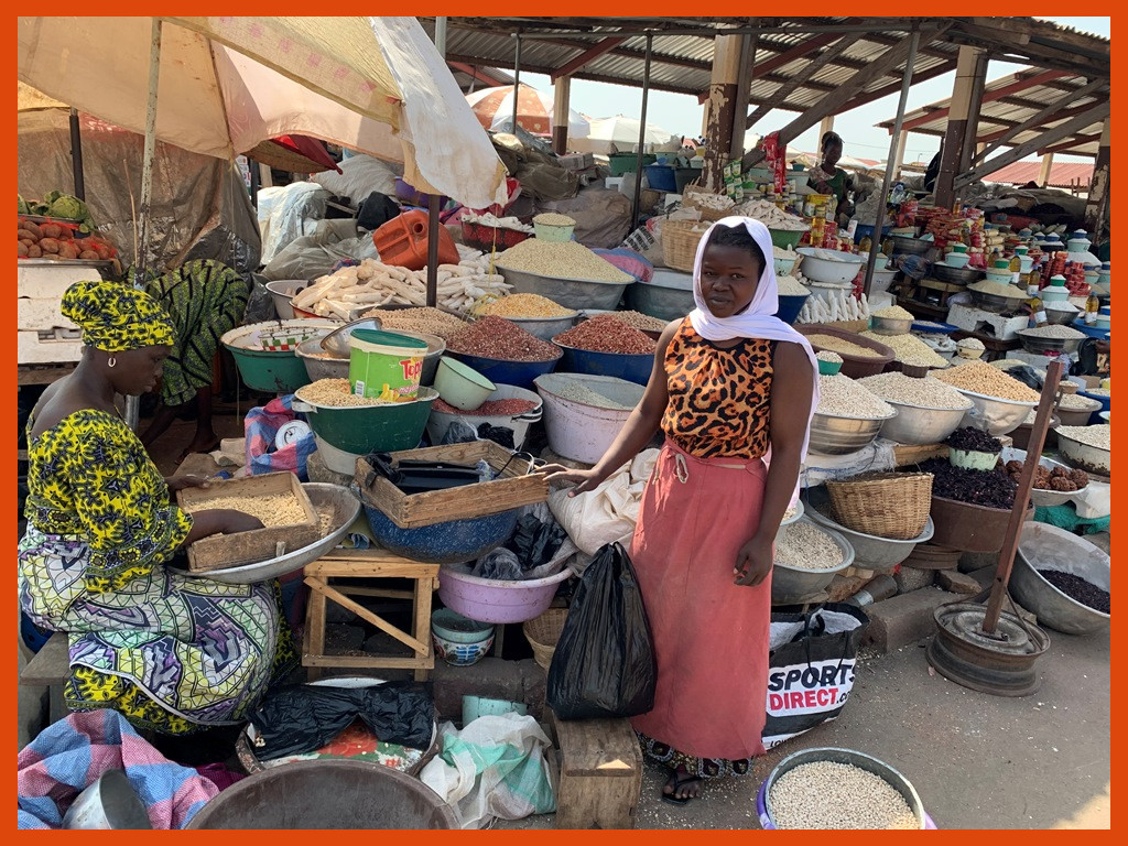 Market at Kara in north of Togo